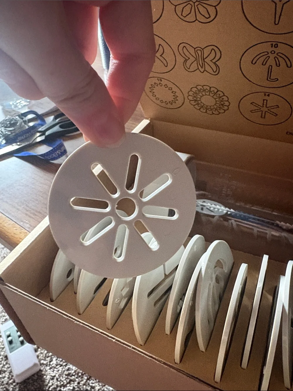 The Pampered Chef Cookie Press and shapes